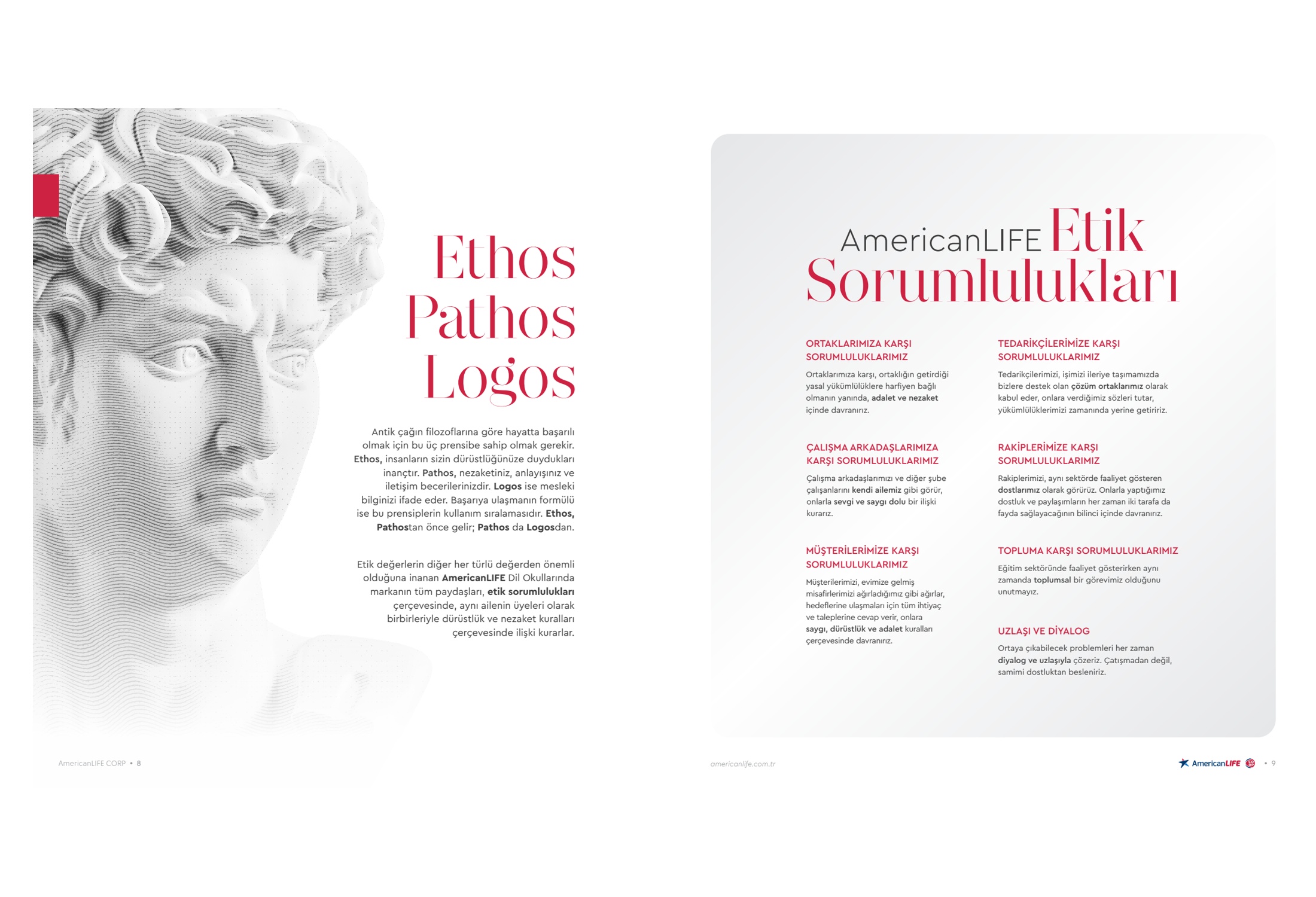 Kurumsal tanıtım kataloğu / Marka anlatısı ve editoryal sayfa düzeni