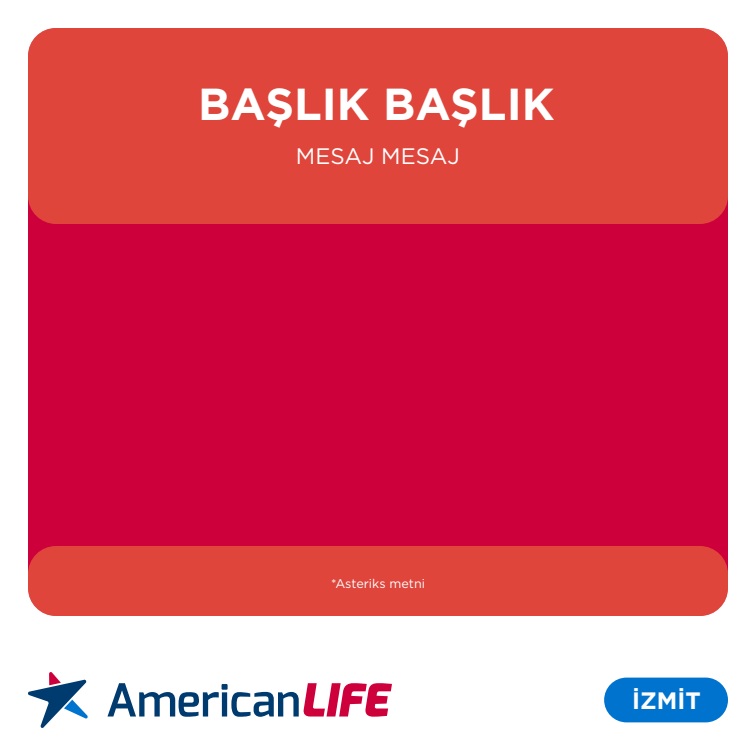 Sosyal medya sistemi / Üç formatta ortak yerleşim ve şube imzası / Kare