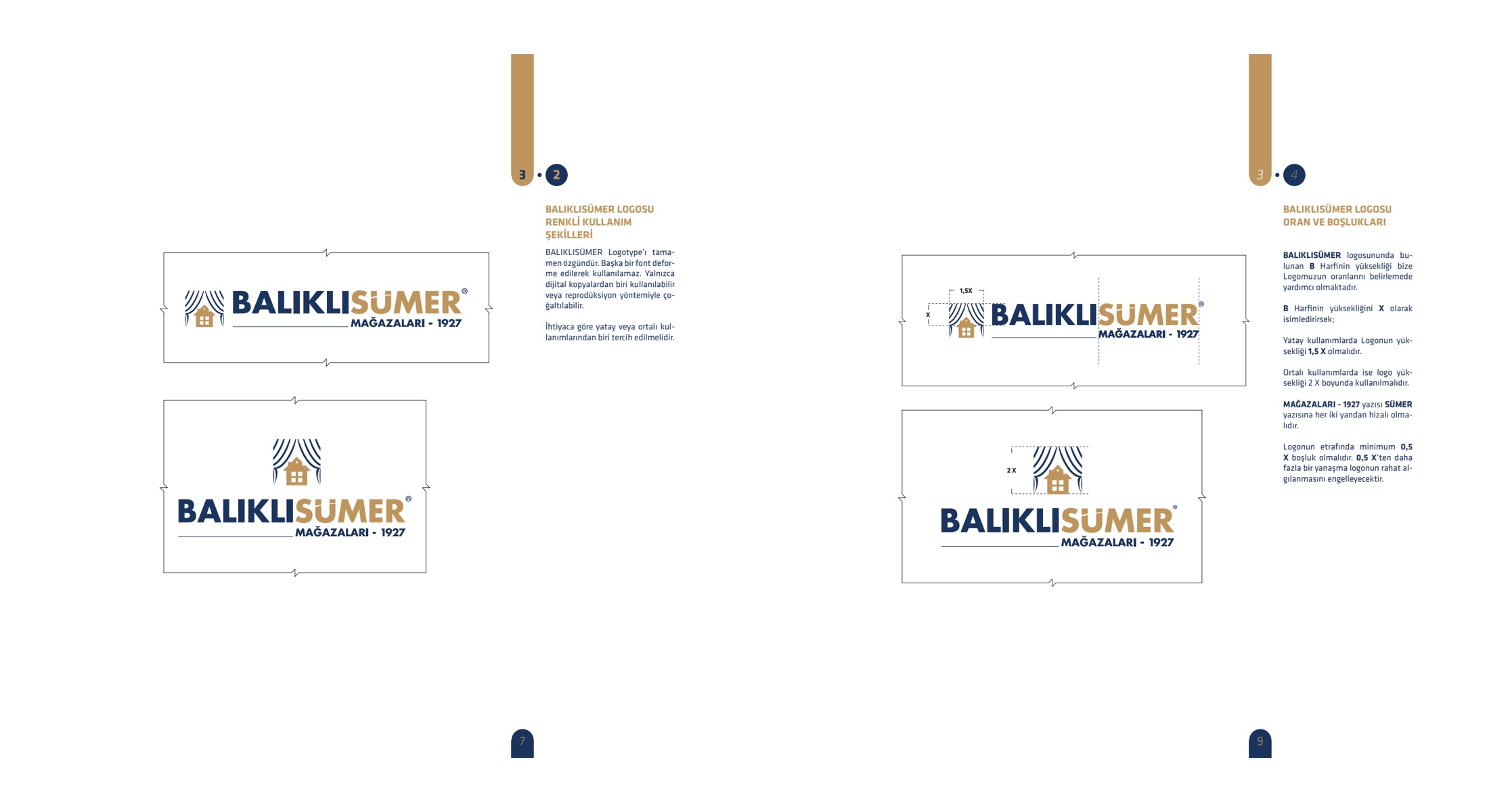 Kurumsal kimlik kılavuzu / Logo yerleşimleri ve oranlar