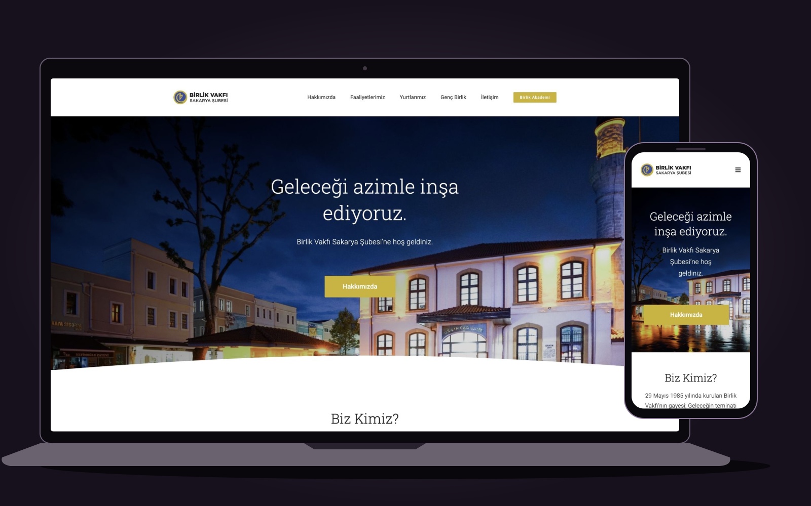 Birlik Vakfı Sakarya Web Sitesi