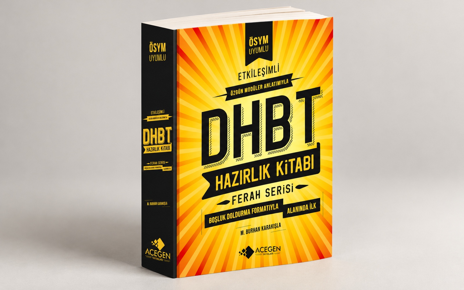 DHBT Hazırlık Kitabı — Dizgi ve Kitap Tasarımı