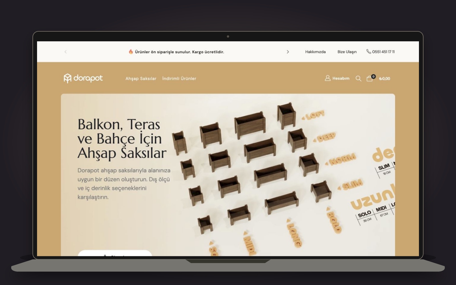 Dorapot — Logo, E-Ticaret ve Sosyal Medya