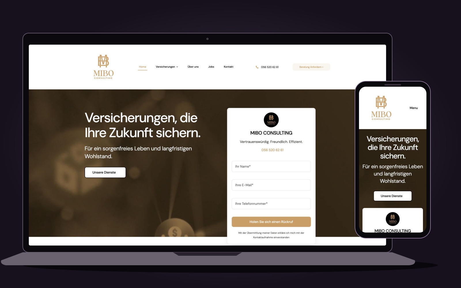 Mibo Consulting Web Sitesi