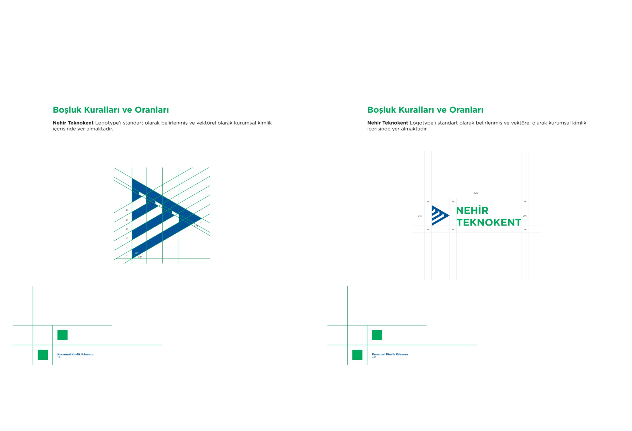 Logo geometrisi / Amblem yapısı ve güvenli boşluklar