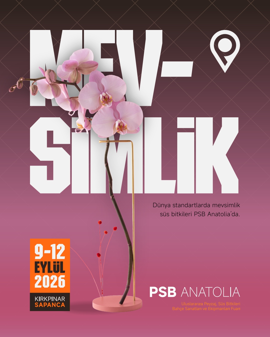 PSB 2026 sosyal medya tasarım örneği: Mevsimlik bitkiler