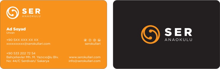 SER Anaokulu / Kartvizit